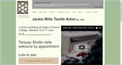 Desktop Screenshot of jackiewills.co.uk