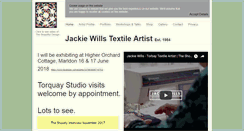 Desktop Screenshot of jackiewills.com